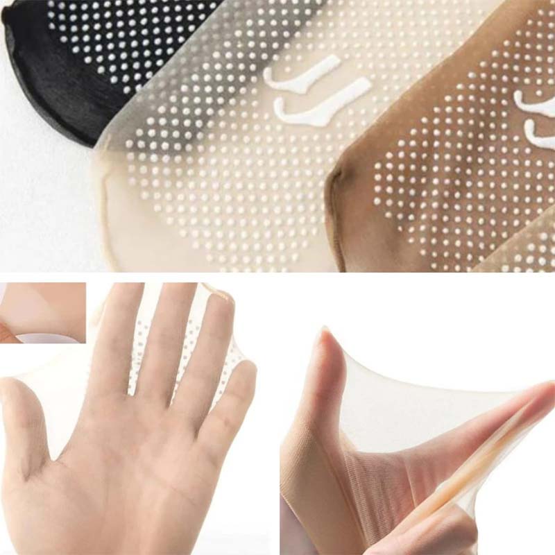 BowLift | Invisible, non-slip crystal silk socks for spring and summer