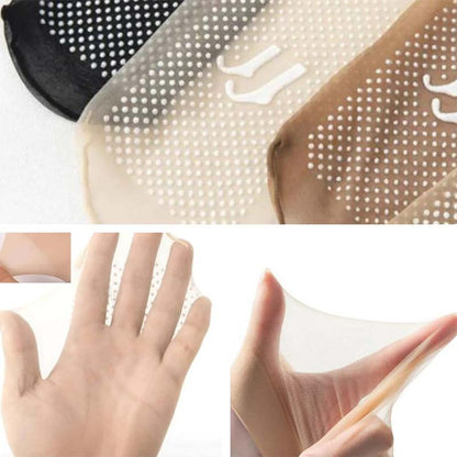 BowLift | Invisible, non-slip crystal silk socks for spring and summer