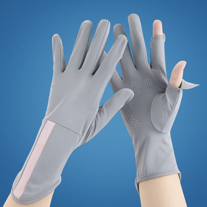 Breathable Cooling Fabric – Open Finger Touchscreen – Lightweight Comfort – Outdoor Driving & Cycling Bowlift