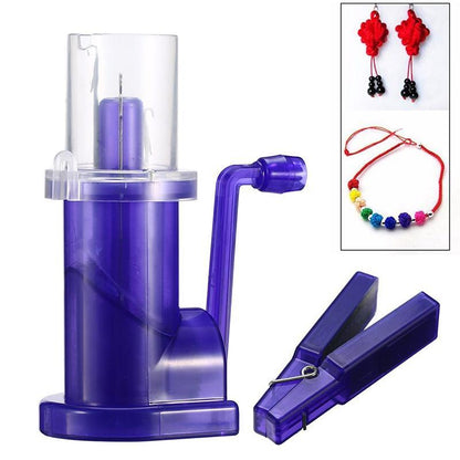 Skanto | Hand Knitting Machine Bobbin Knitters Wool Winding Machine Craft Bracelet Weaving Tool for Craft Decorating Knitted Products Home Use