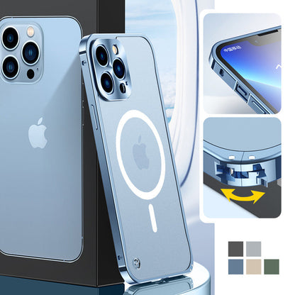BowLift | Metal Frame Magnetic Charging Case For iPhone