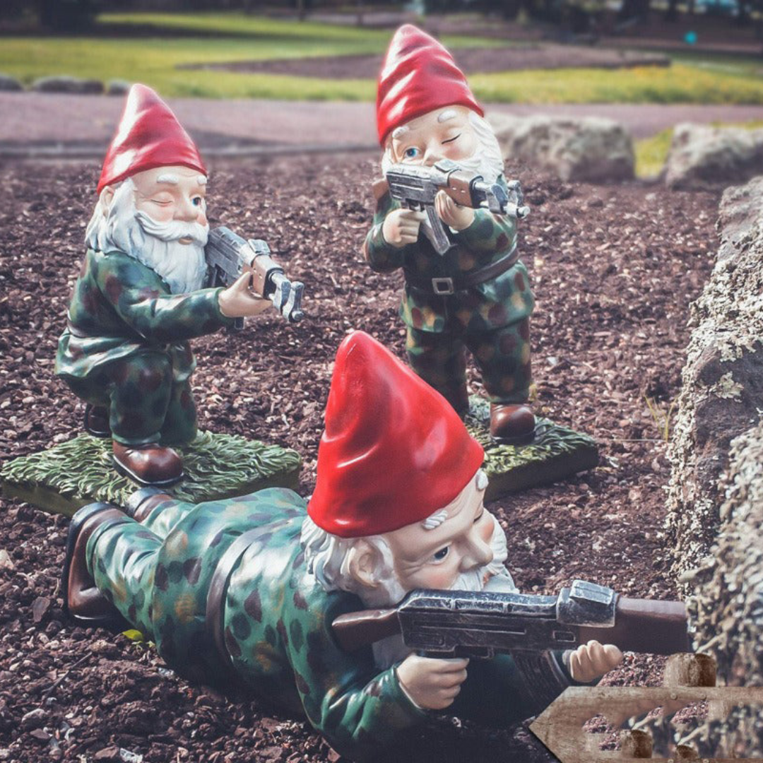 Skanto | Military Garden Gnome