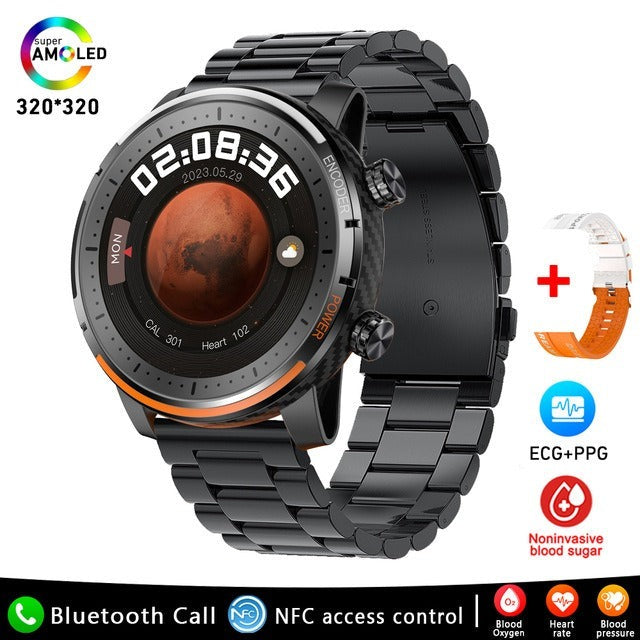 Skanto | Blood Glucose Blood Pressure Blood Oxygen Sleep Monitor Waterproof Smartwatch