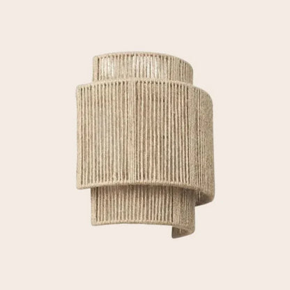 Skanto | Modern Woven Rattan Wall Lamp