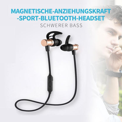 Skanto | Bluetooth Headphones, Stereo In-Ear Headphones, Secure Fit For Sports, Gym, Travel (Waterproof, Noise-Cancelling Microphone)