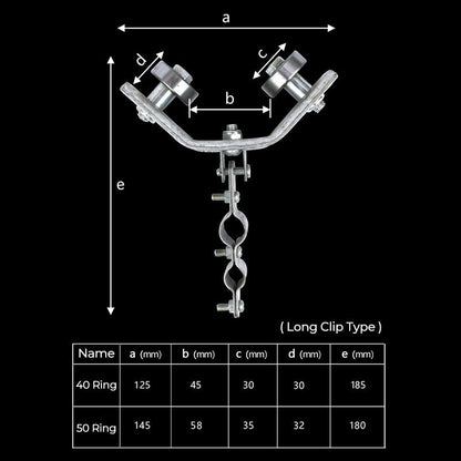 BowLift | Angle Iron Track Hanging Line Pulley