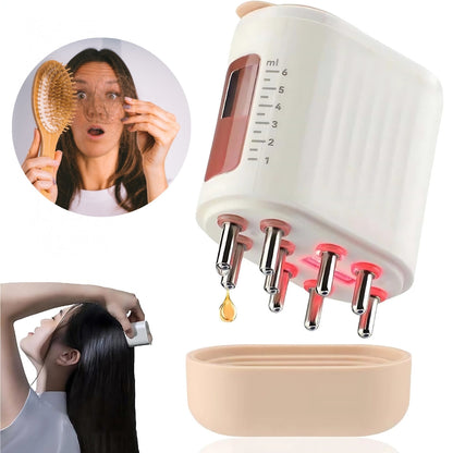 HairVibe Electric Scalp Massager | Improved Blood Circulation – Stress Relief to Promote Hair Growth and Scalp Health Bowlift