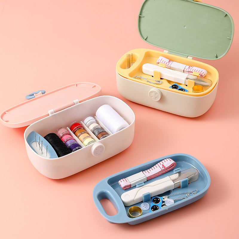 Sandsberg-in-One sewing box with button and thimble