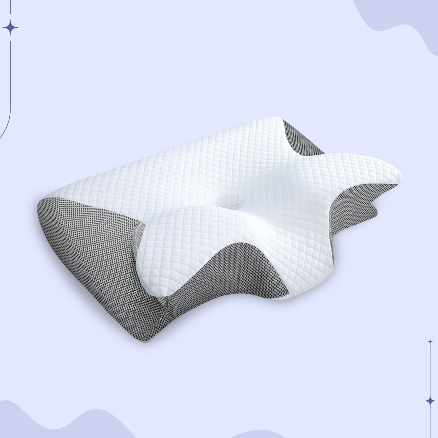 Pillowcase for Butterfly Memory Foam Cervical Pillow Skanto