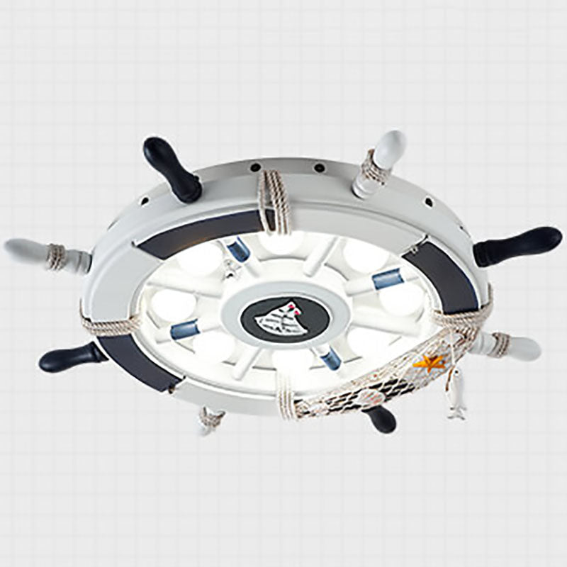 BowLift | NautiGlow Children's Room LED Ceiling Lamp | Sailboat Design | Cartoon Style | Ambient Lighting