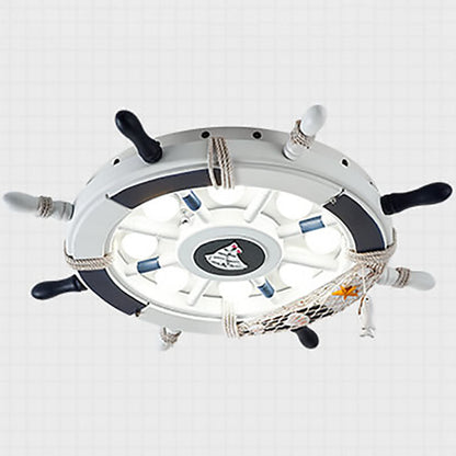 BowLift | NautiGlow Children's Room LED Ceiling Lamp | Sailboat Design | Cartoon Style | Ambient Lighting