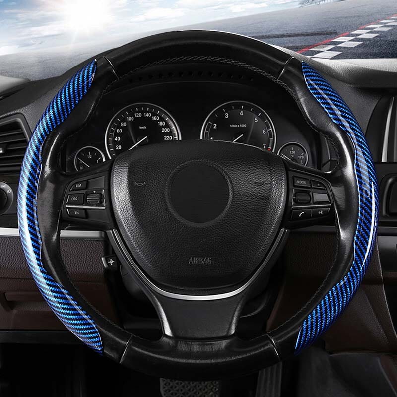 BowLift | Universal Laser Carbon Fiber Pattern Steering Wheel Cover