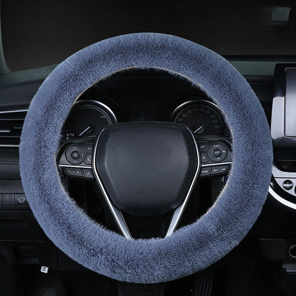 Skanto | Universal Plush Steering Wheel Cover