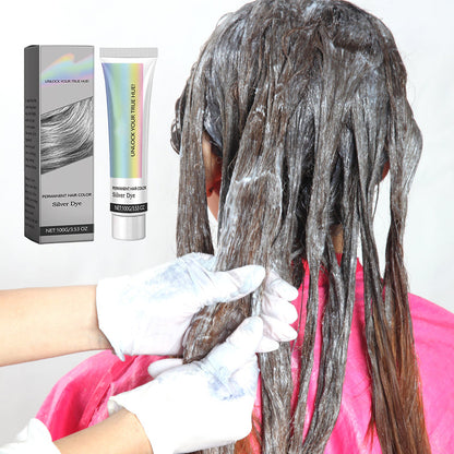 Skanto | 2-in-1 Natural Essence Extract Silver Hair Color