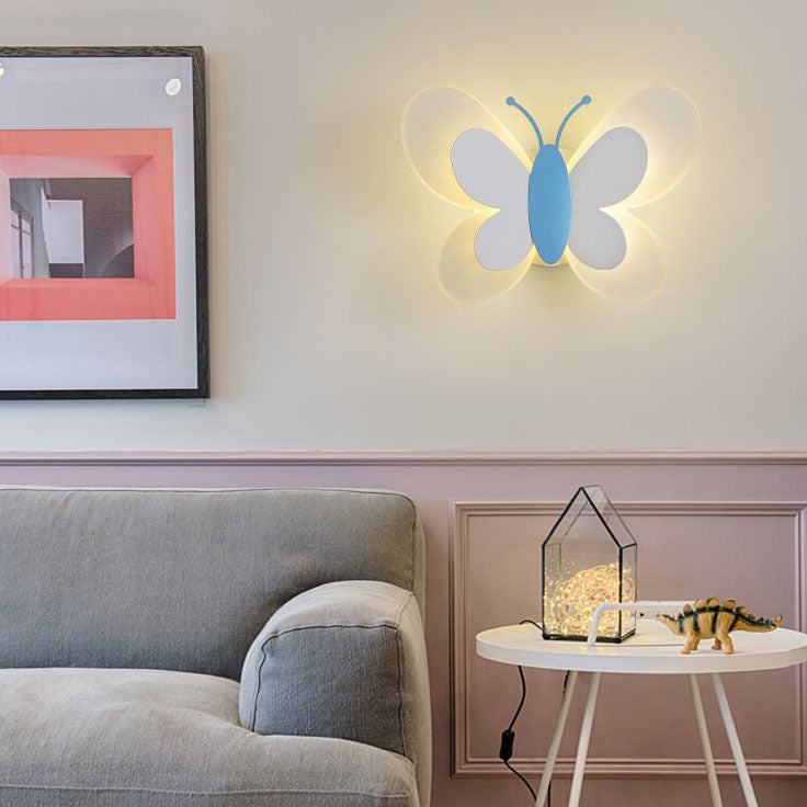 Skanto | LuminoArt – Butterfly-Shaped Creative LED Wall Lamp with 1 Light in Acrylic