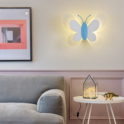 Skanto | LuminoArt – Butterfly-Shaped Creative LED Wall Lamp with 1 Light in Acrylic