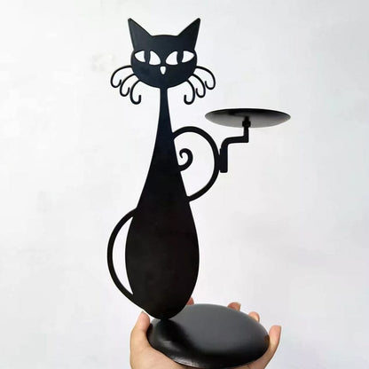 Skanto | Black Cat Candle Holder