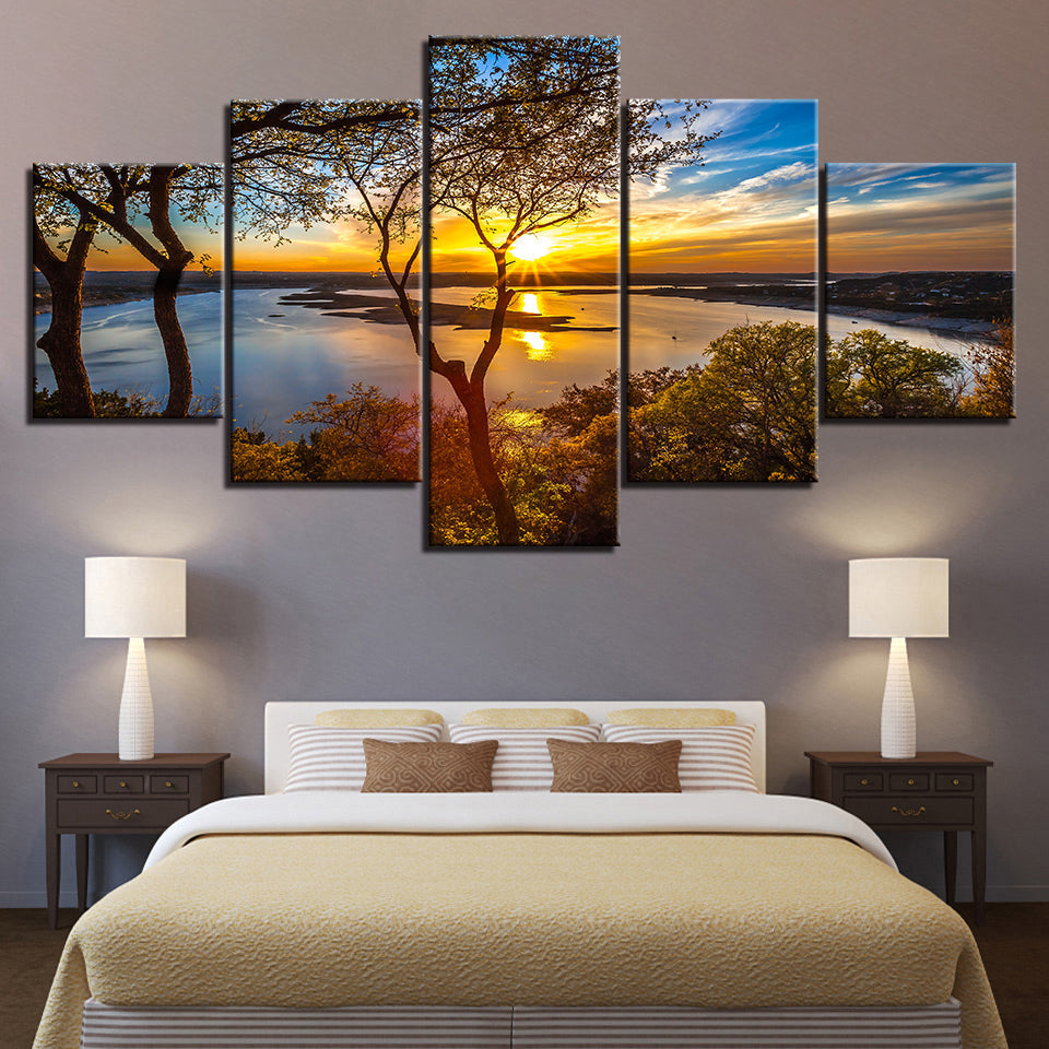 Warm Landscape - Canvas Wall Art Painting | Bowlift