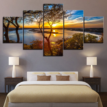 Warm Landscape - Canvas Wall Art Painting | Bowlift