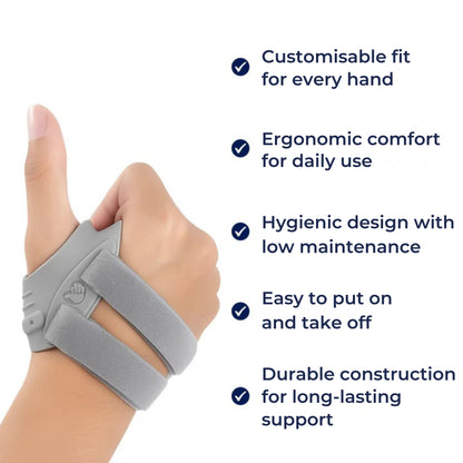 Pain Relief & Joint Stabilisation – Breathable Lightweight Splint – CMC Joint Arthritis & Sprain Bowlift