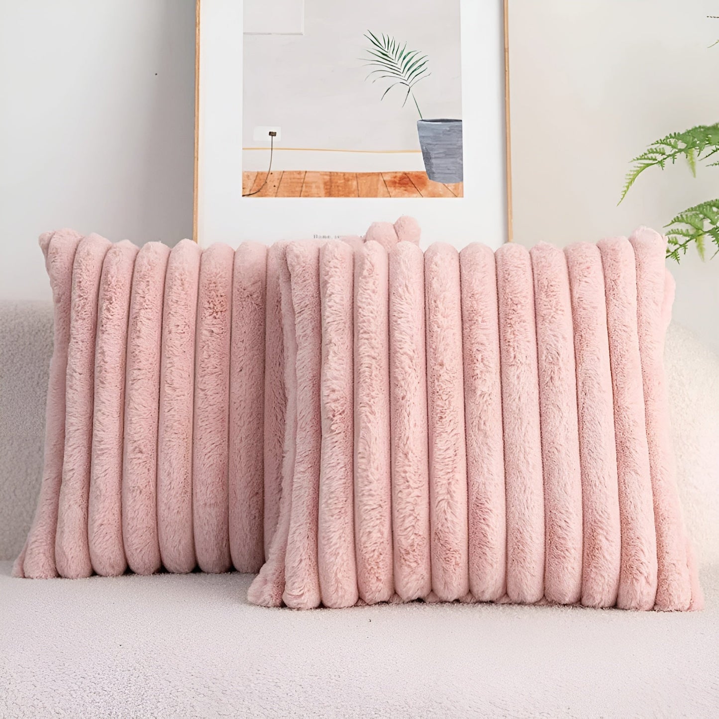 Soft decorative cushion cover – cozy and comfortable | Ideal for sofa and bed | Karnz