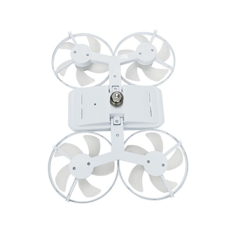 Modern ceiling fan with four blades and light | Karnz