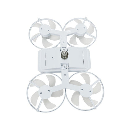 Modern ceiling fan with four blades and light | Karnz