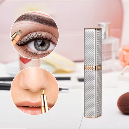 Skanto Skanto | 4-in-1 Electric Facial Razor for Women, Full Body Epilator Rechargeable Eyebrow Nose Bikini Zone Hair Clipper