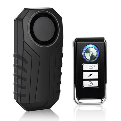 Wireless theft alarm system for bicycles