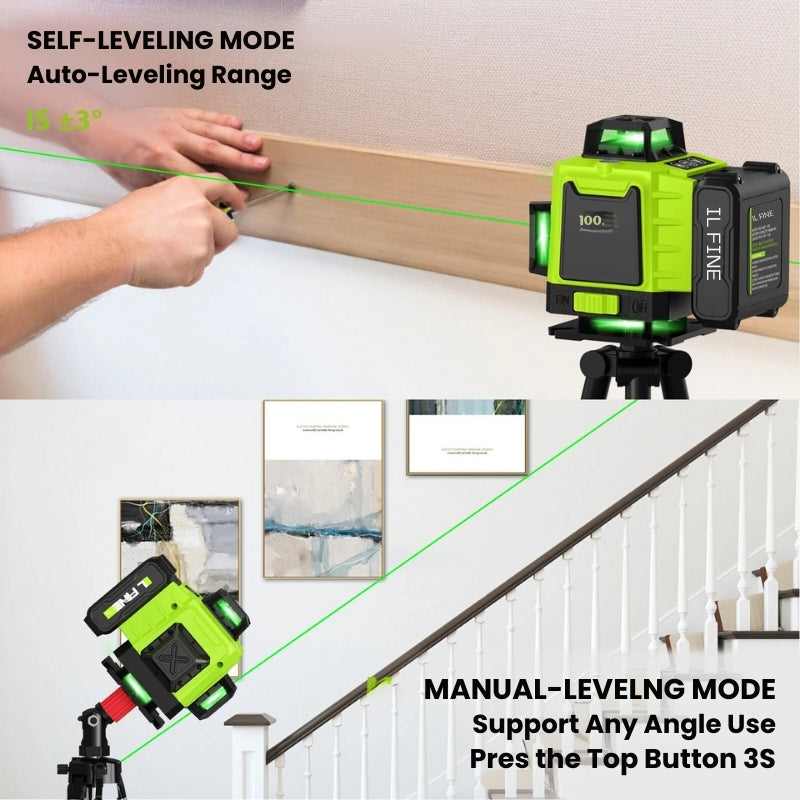 Skanto | 16-Line Professional 4D Laser Level – Precise Measurements and Accurate Alignment