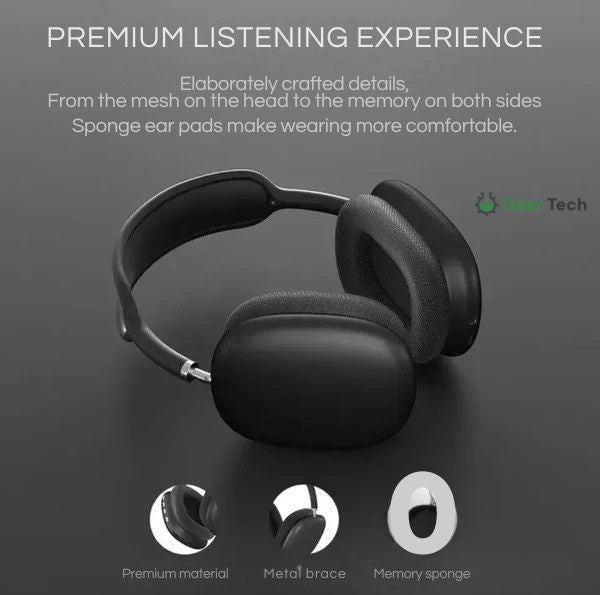 Skanto | PRO Wireless Headphones | Crystal Clear Sound, Ultimate Comfort & Up to 40 Hours Battery Life for Home and On-the-Go