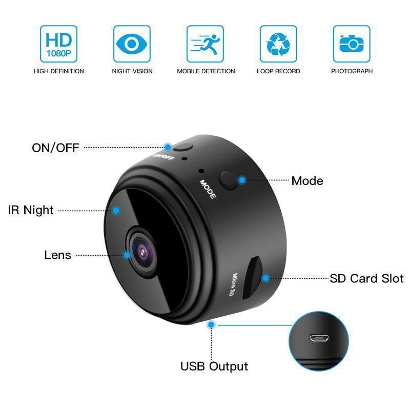 Skanto | 1080p magnetisk WiFi mini kamera-RV tilhenger bakoverkamera