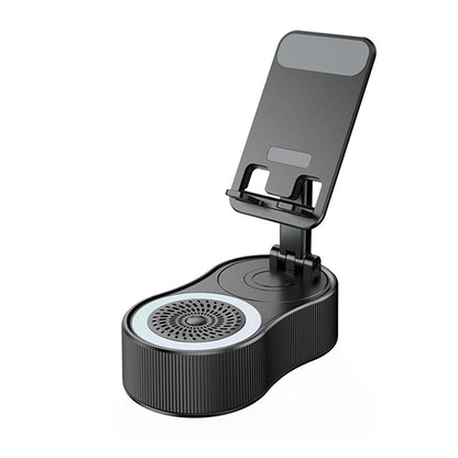 BowLift | 360° Adjustable Phone Stand with Built-in Bluetooth Speaker