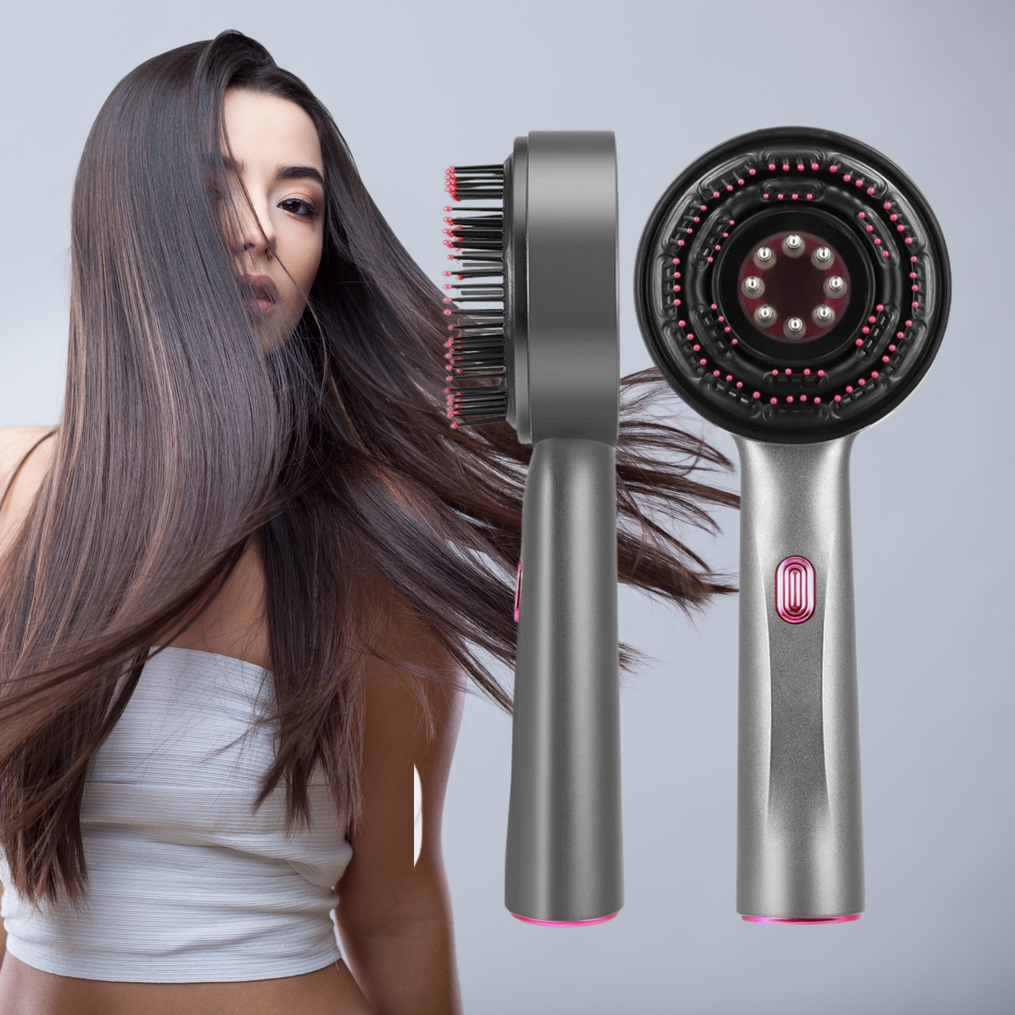 Skanto | Scalp Massage Brush with Red Light Therapy | Promotes Hair Growth & Relieves Scalp Tension for Healthier Hair