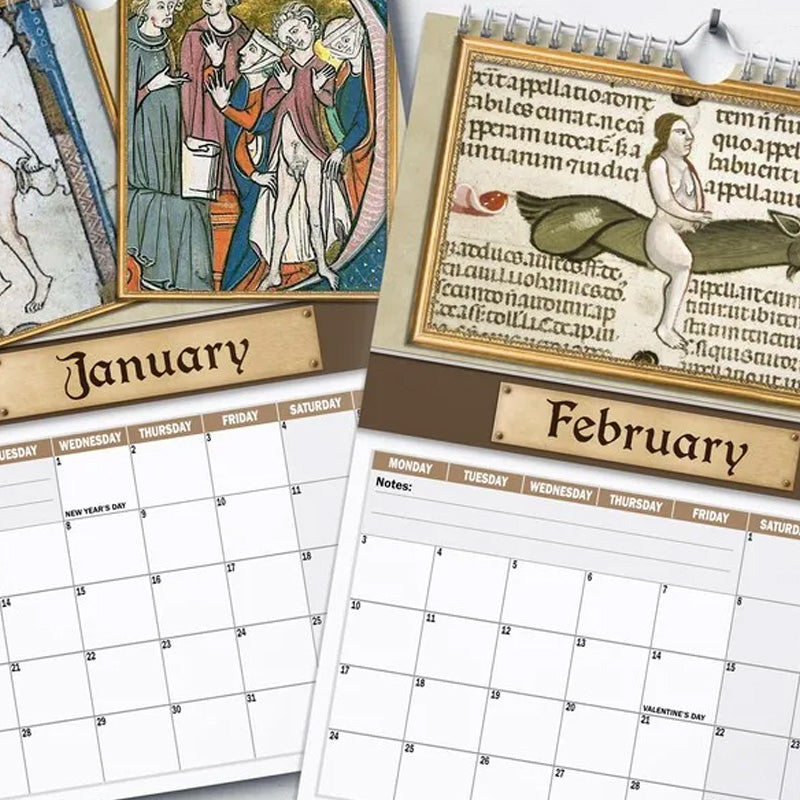Skanto | Funny Medieval Calendar 2025 – Humor & Art