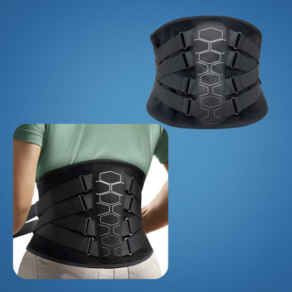 Ultra-Breathable Lower Back Brace - Lightweight Stabilizing Wrap for Pain Relief and Posture Support Skanto