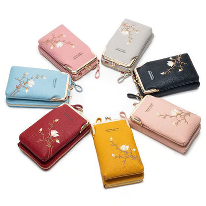 Skanto | Embroidered Women's Crossbody Wallet