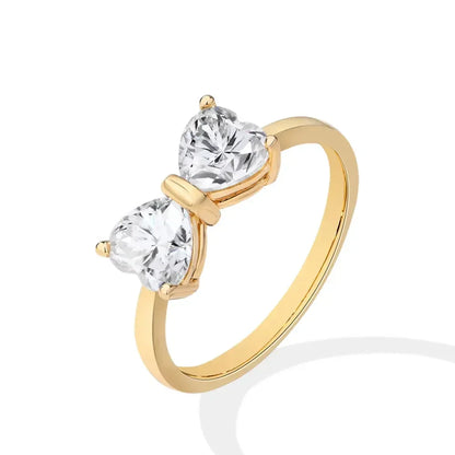 BowLift | S925 Moissanite Feminine Bow Ring