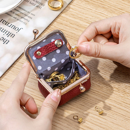 Genuine Leather Mini Jewelry Box | Bowlift