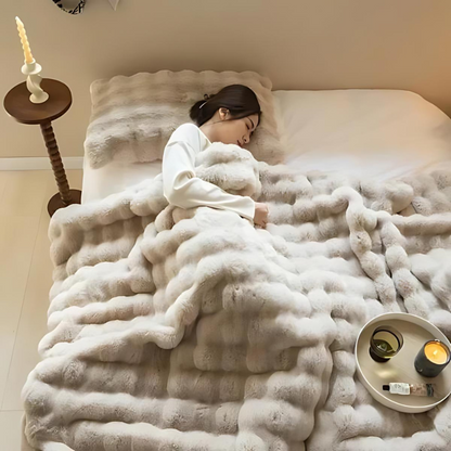 Skanto | Faux Fur Fleece Throw Blanket