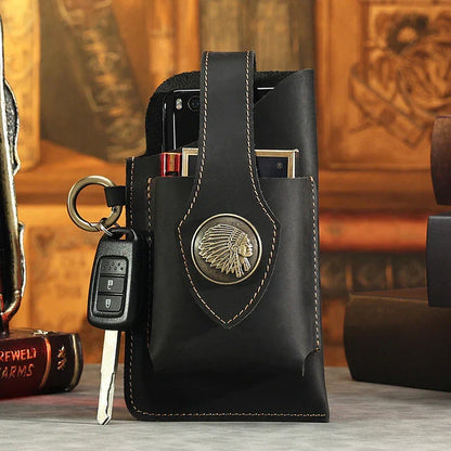 BowLift | Multifunctional Leather Mobile Phone Bag