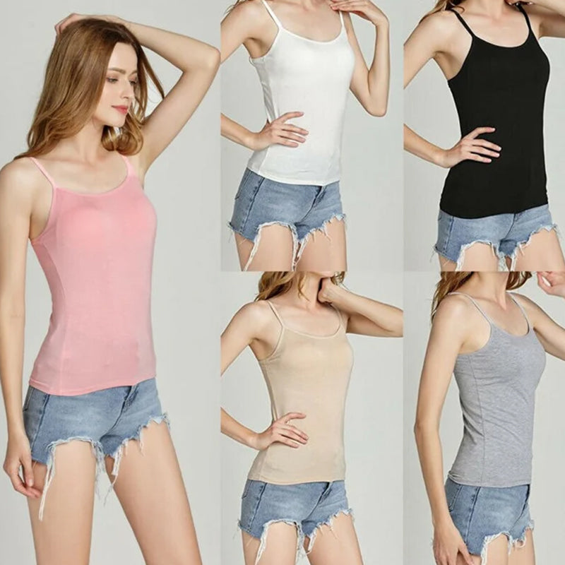 Tank top with integrated bra