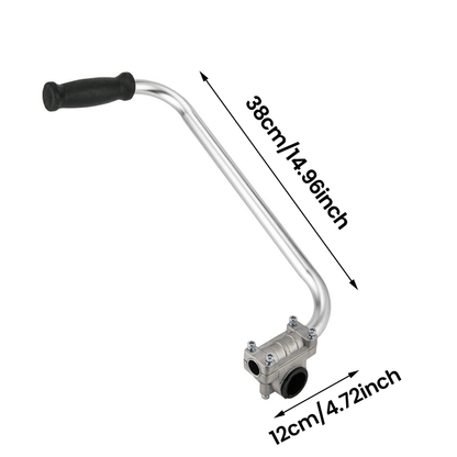BowLift | Ergonomic Weed Killer Handle Extension Brush Cutter Trimmer Handle