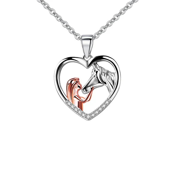 Skanto | Girl and Horse Necklace Chain
