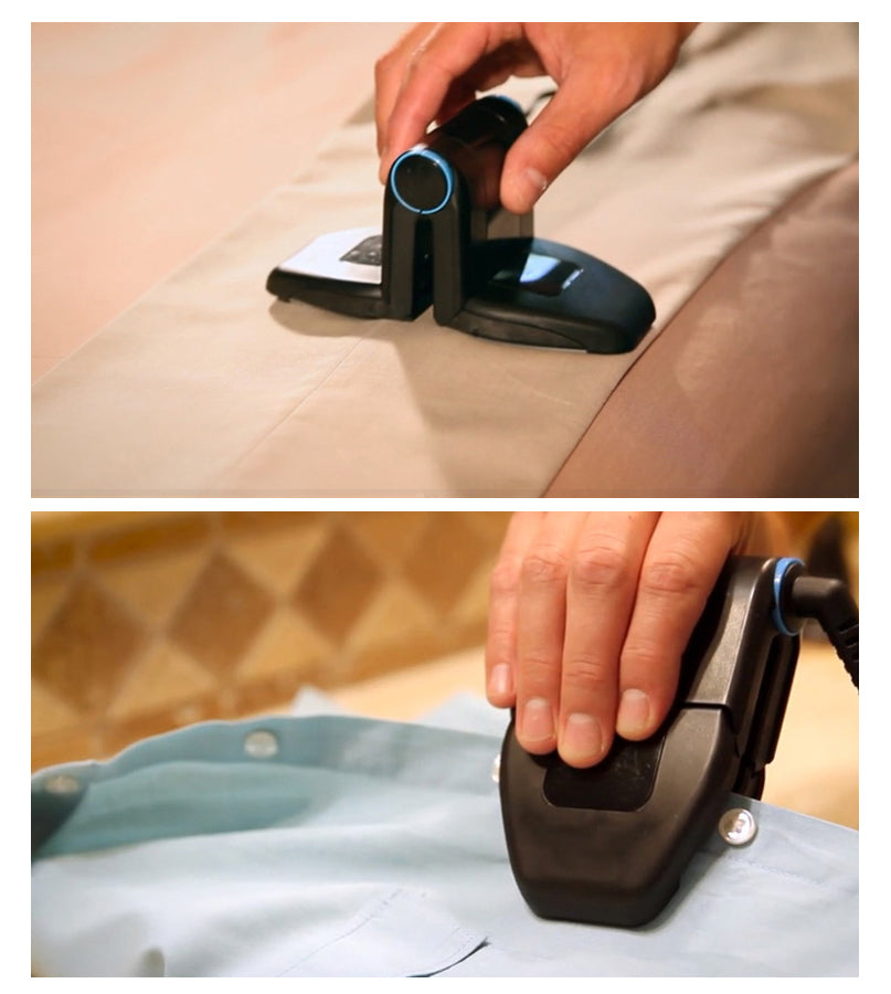 BowLift | Portable & Foldable Travel Handheld Mini Iron, No Water Needed, For Travel Business Trip