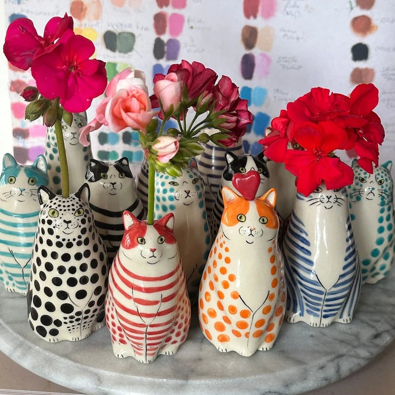 BowLift | Dotted Cat Vase