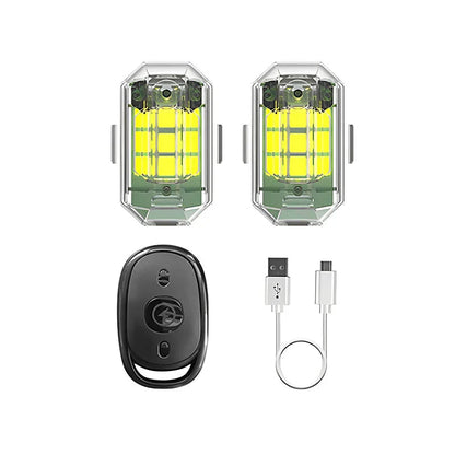 BowLift | Wireless LED Motorcycle Tail Light – Rechargeable Remote Control for Brake and Warning Light