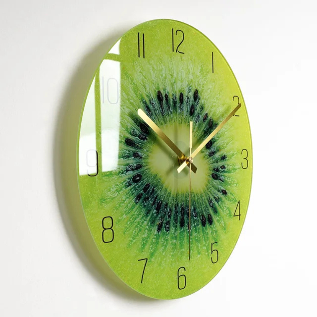 Skanto | Large Glass Wall Clock with Elegant Design Luxorix