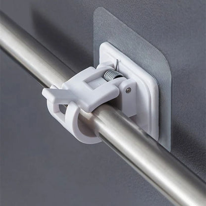 BowLift | Nail-free Adjustable Curtain Rod Sticky Hook (1 Set of 2)