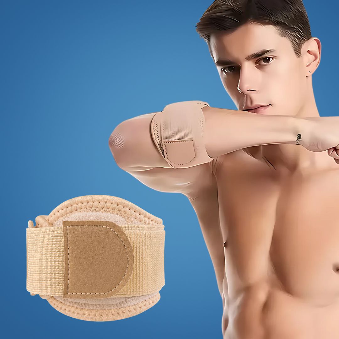 ElbowEase | Tennis Elbow Strap – Adjustable Compression – Breathable Lightweight Design – Sports & Work Support Bowlift